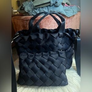 NAGHEDI bag — Tangier Mini Tote Ink Blue with Dust Bag